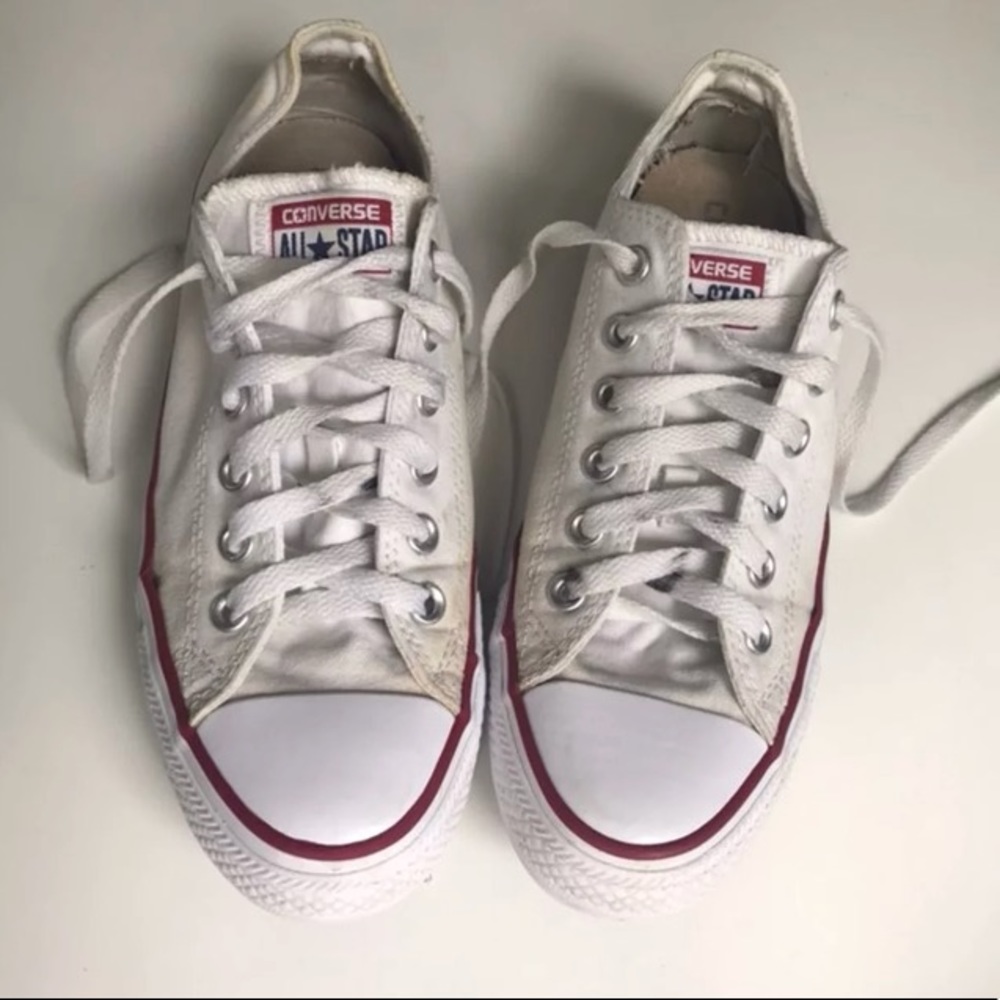 White Converse Size 8